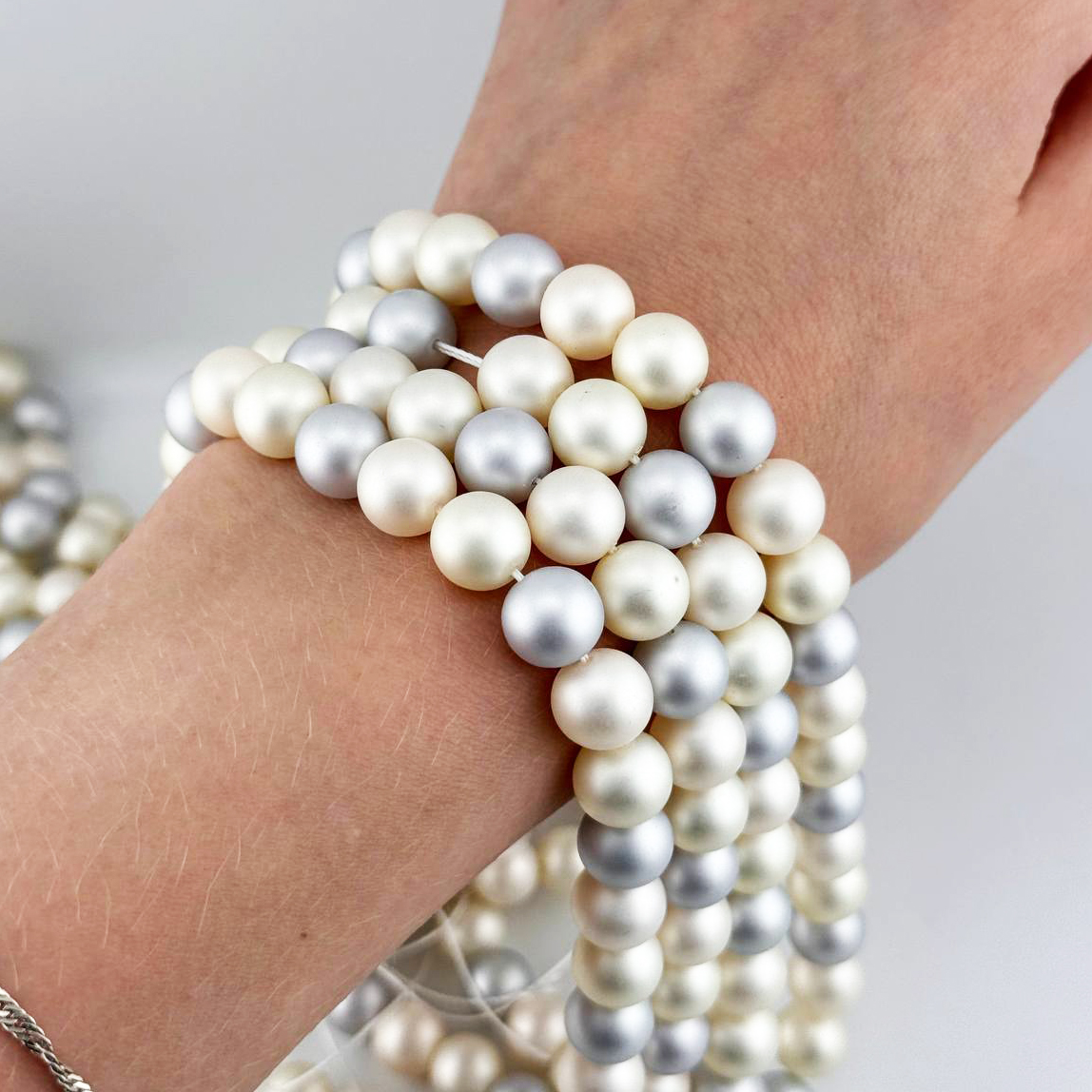 Бусины Майорка размер 6мм 8мм 10мм